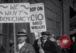 Image of factory workers strike and fight Dearborn Michigan USA, 1941, second 23 stock footage video 65675028543
