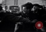 Image of factory workers strike and fight Dearborn Michigan USA, 1941, second 41 stock footage video 65675028543
