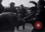 Image of factory workers strike and fight Dearborn Michigan USA, 1941, second 43 stock footage video 65675028543