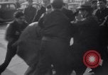 Image of factory workers strike and fight Dearborn Michigan USA, 1941, second 52 stock footage video 65675028543