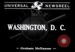 Image of President Franklin Roosevelt attends opening day baseball game Washington DC USA, 1941, second 3 stock footage video 65675028552