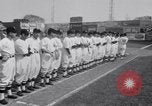 Image of President Franklin Roosevelt attends opening day baseball game Washington DC USA, 1941, second 12 stock footage video 65675028552
