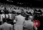 Image of President Franklin Roosevelt attends opening day baseball game Washington DC USA, 1941, second 13 stock footage video 65675028552