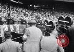 Image of President Franklin Roosevelt attends opening day baseball game Washington DC USA, 1941, second 14 stock footage video 65675028552