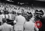 Image of President Franklin Roosevelt attends opening day baseball game Washington DC USA, 1941, second 15 stock footage video 65675028552