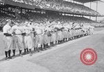 Image of President Franklin Roosevelt attends opening day baseball game Washington DC USA, 1941, second 17 stock footage video 65675028552