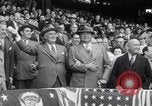 Image of President Franklin Roosevelt attends opening day baseball game Washington DC USA, 1941, second 25 stock footage video 65675028552