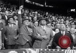 Image of President Franklin Roosevelt attends opening day baseball game Washington DC USA, 1941, second 28 stock footage video 65675028552