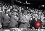 Image of President Franklin Roosevelt attends opening day baseball game Washington DC USA, 1941, second 29 stock footage video 65675028552