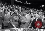 Image of President Franklin Roosevelt attends opening day baseball game Washington DC USA, 1941, second 30 stock footage video 65675028552