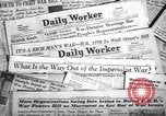 Image Quotidien journal communiste ouvrier Bâtiment New York City USA, 1941, de la seconde 58 séquences d'archives historiques vidéo 65675028561