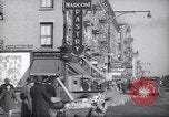 Image of Street scene in Little Italy New York City USA, 1941, second 5 stock footage video 65675028562