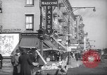 Image of Street scene in Little Italy New York City USA, 1941, second 7 stock footage video 65675028562