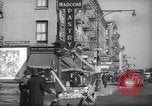 Image of Street scene in Little Italy New York City USA, 1941, second 10 stock footage video 65675028562