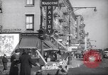 Image of Street scene in Little Italy New York City USA, 1941, second 12 stock footage video 65675028562