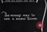 Image of safety measures United States USA, 1926, second 15 stock footage video 65675028570