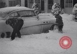Image of snow storm Kansas United States USA, 1958, second 36 stock footage video 65675028586