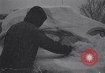 Image of snow storm Kansas United States USA, 1958, second 45 stock footage video 65675028586