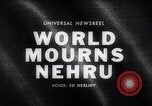 Image of Death of Jawaharlal Nehru in India and extensive montage of scenes fro India, 1964, second 4 stock footage video 65675028590