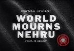 Image of Death of Jawaharlal Nehru in India and extensive montage of scenes fro India, 1964, second 5 stock footage video 65675028590
