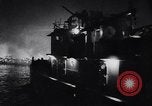Image of fire on riverfront New Jersey United States USA, 1964, second 14 stock footage video 65675028591
