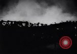 Image of fire on riverfront New Jersey United States USA, 1964, second 43 stock footage video 65675028591