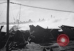 Image of fire on riverfront New Jersey United States USA, 1964, second 52 stock footage video 65675028591