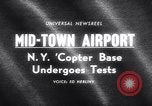 Standbild Hubschrauberlandeplatz auf dem Dach des Hochhauses New York City USA, 1964, aus Sekunde 4 historischem Filmmaterial Videoclip 65675028593