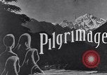 Image of Hindu Pilgrims traveling to the Kedarnath Mandir Temple India, 1939, second 17 stock footage video 65675028613