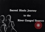 Image of Hindu Pilgrims traveling to the Kedarnath Mandir Temple India, 1939, second 23 stock footage video 65675028613