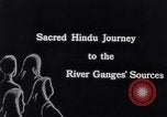 Image of Hindu Pilgrims traveling to the Kedarnath Mandir Temple India, 1939, second 25 stock footage video 65675028613