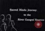 Image of Hindu Pilgrims traveling to the Kedarnath Mandir Temple India, 1939, second 32 stock footage video 65675028613