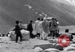 Image of Hindus pilgrims travel to the temple of the Kedarnath India, 1939, second 61 stock footage video 65675028614