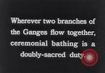 Image of Hindu pilgrims journeying to the soutce of the Ganges River India, 1939, second 49 stock footage video 65675028616