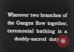 Image of Hindu pilgrims journeying to the soutce of the Ganges River India, 1939, second 50 stock footage video 65675028616