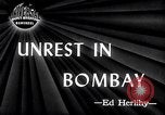 Standbild Unruhen in der Stadt Bombay Indien, 1946, aus Sekunde 3 historischem Filmmaterial Videoclip 65675028620