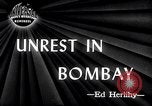 Standbild Unruhen in der Stadt Bombay Indien, 1946, aus Sekunde 5 historischem Filmmaterial Videoclip 65675028620