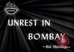 Standbild Unruhen in der Stadt Bombay Indien, 1946, aus Sekunde 6 historischem Filmmaterial Videoclip 65675028620