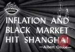 Standbild schwarz Marketing Shanghai China, 1946, aus Sekunde 1 historischem Filmmaterial Videoclip 65675028621