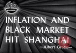 Standbild schwarz Marketing Shanghai China, 1946, aus Sekunde 3 historischem Filmmaterial Videoclip 65675028621