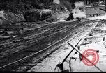 Image of logging operation in America early 1900s United States USA, 1910, second 1 stock footage video 65675028624