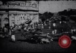 Image of Approach to the Old Howrah  bridge  Calcutta India, 1915, second 1 stock footage video 65675028626