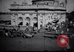 Image of Approach to the Old Howrah  bridge  Calcutta India, 1915, second 6 stock footage video 65675028626