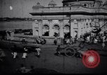 Image of Approach to the Old Howrah  bridge  Calcutta India, 1915, second 8 stock footage video 65675028626