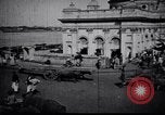Image of Approach to the Old Howrah  bridge  Calcutta India, 1915, second 9 stock footage video 65675028626