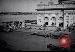 Image of Approach to the Old Howrah  bridge  Calcutta India, 1915, second 11 stock footage video 65675028626