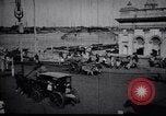 Image of Approach to the Old Howrah  bridge  Calcutta India, 1915, second 14 stock footage video 65675028626