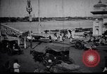 Image of Approach to the Old Howrah  bridge  Calcutta India, 1915, second 16 stock footage video 65675028626