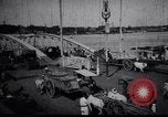 Image of Approach to the Old Howrah  bridge  Calcutta India, 1915, second 21 stock footage video 65675028626