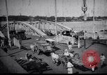 Image of Approach to the Old Howrah  bridge  Calcutta India, 1915, second 23 stock footage video 65675028626